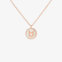 Zodiac Mother of Pearl Necklace