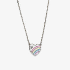 Pastel Vintage Heart Necklace