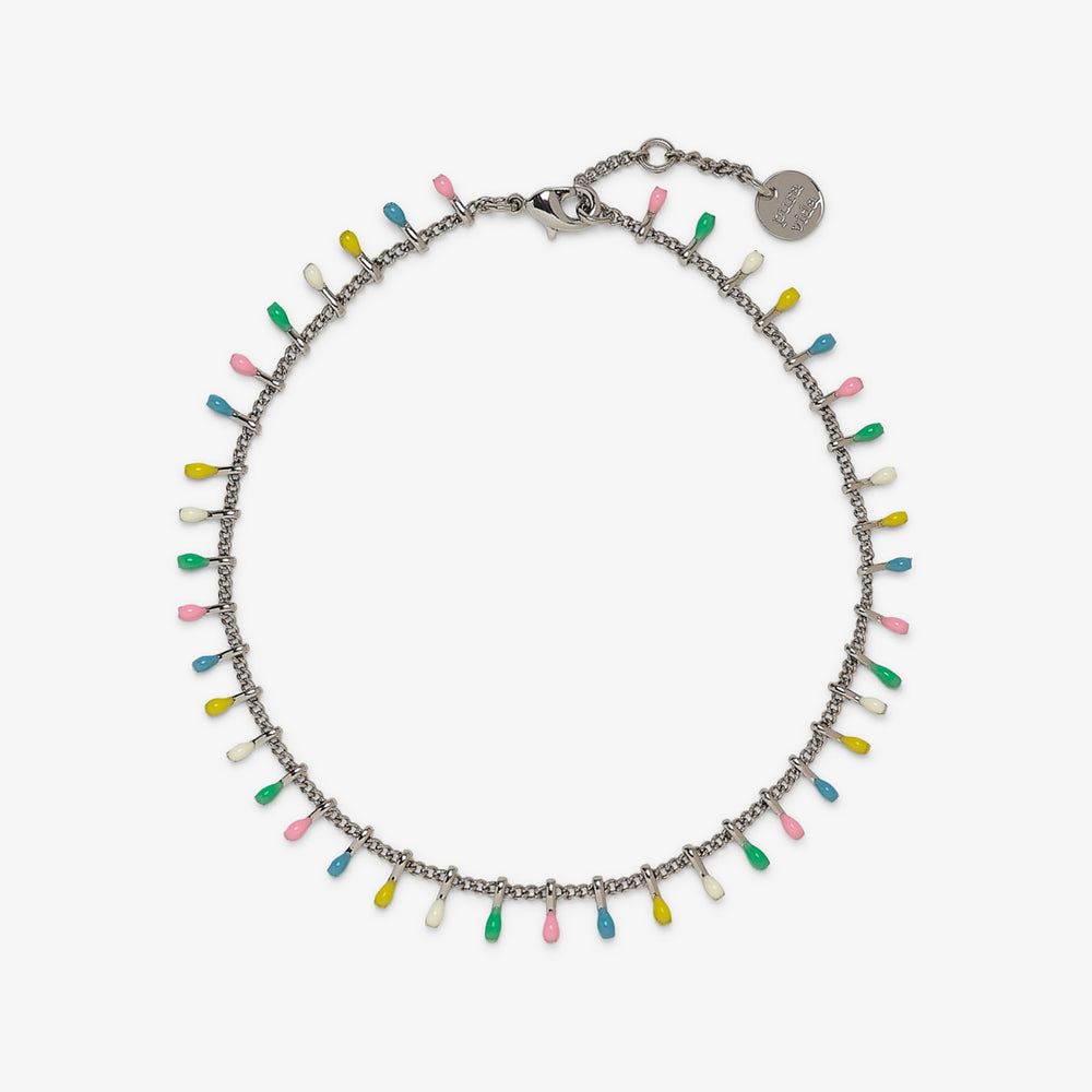 Enamel Droplet Chain Anklet 1