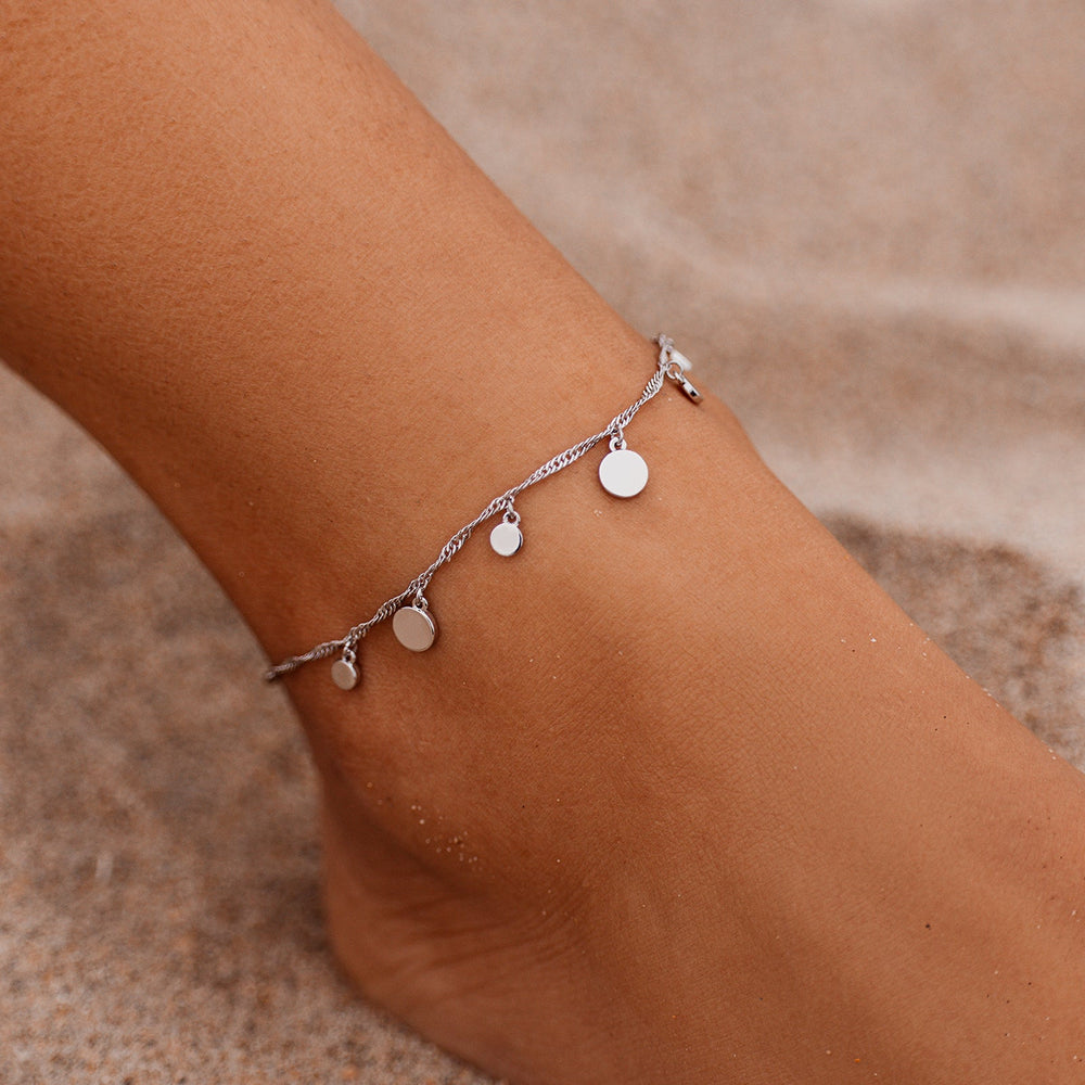 Mixed Mini Coins Chain Anklet 2