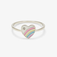 Pastel Vintage Heart Ring