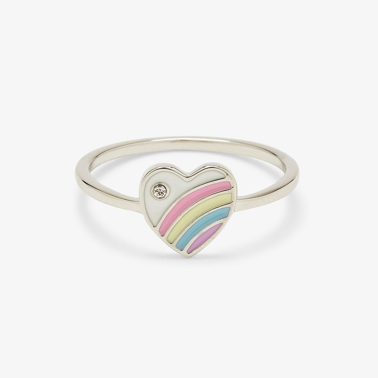 Pastel Vintage Heart Ring