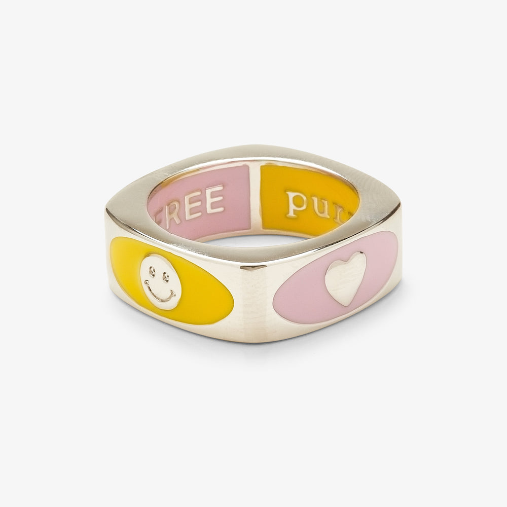 Inside Out Enamel Ring 1