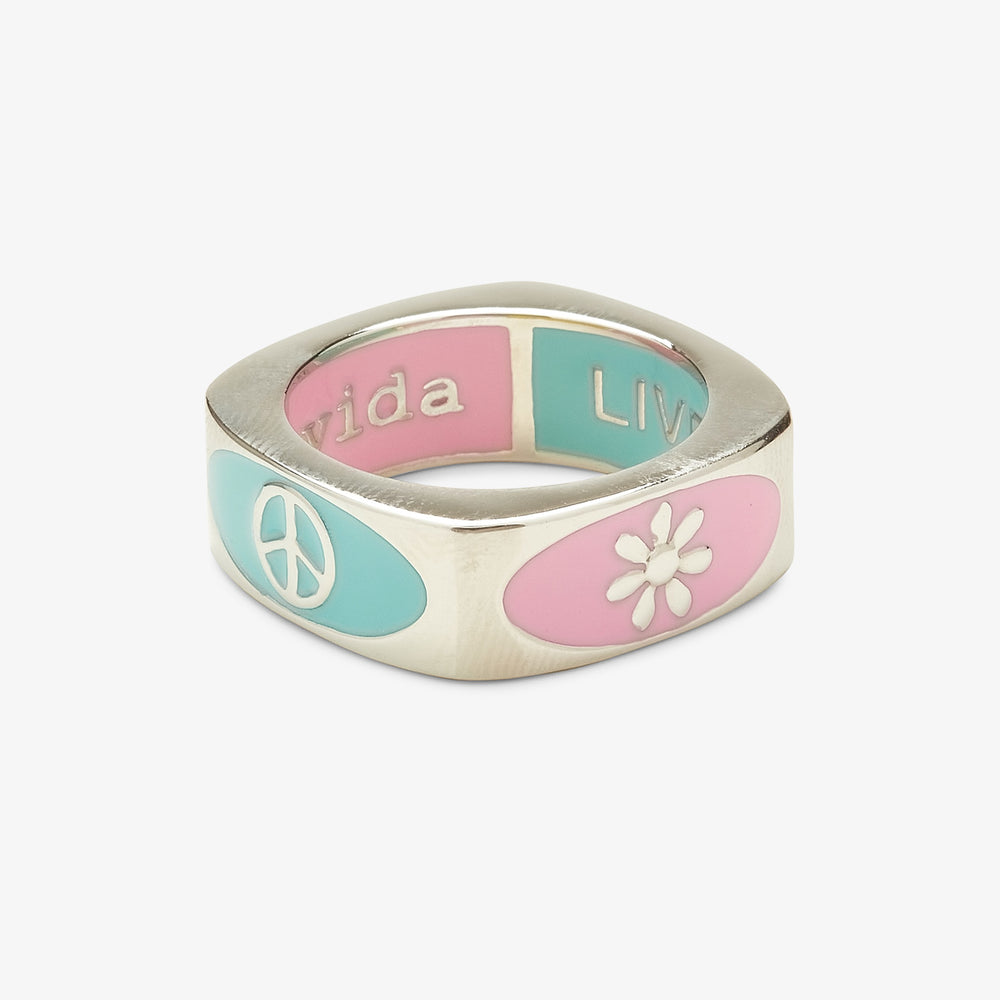 Inside Out Enamel Ring 2