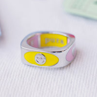 Inside Out Enamel Ring Gallery Thumbnail