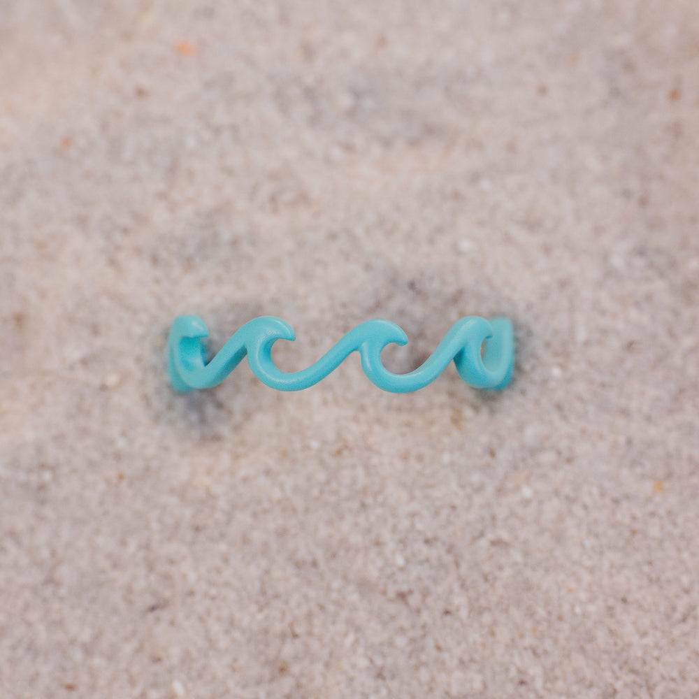 Enamel Delicate Wave Toe Ring 3