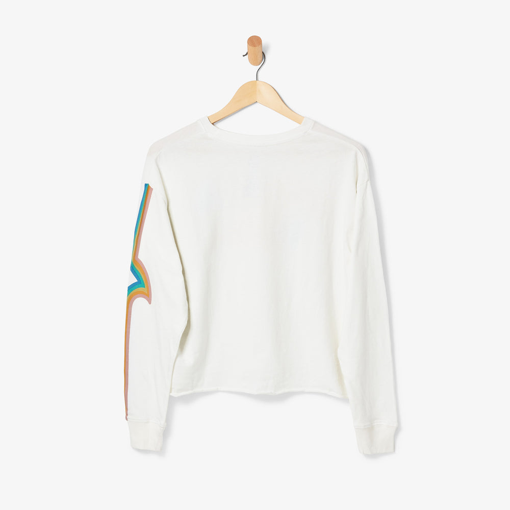 Rainbow Wave Long Sleeve Boxy Tee 7