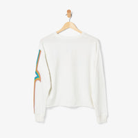 Rainbow Wave Long Sleeve Boxy Tee Gallery Thumbnail