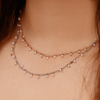 Hanging Pearl Beaded Choker Gallery Thumbnail