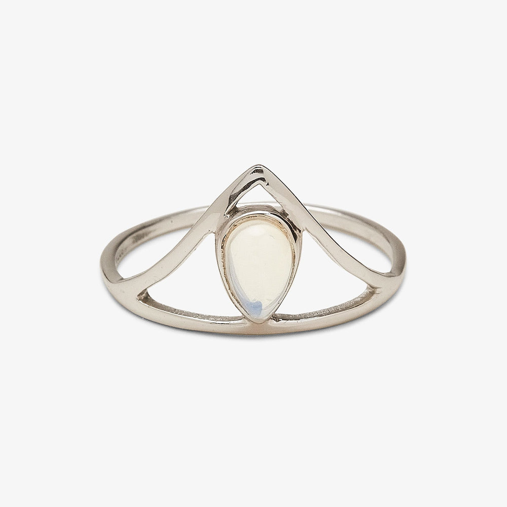 Chevron Stone Ring 1