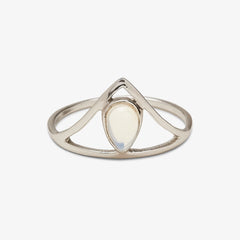 Chevron Stone Ring