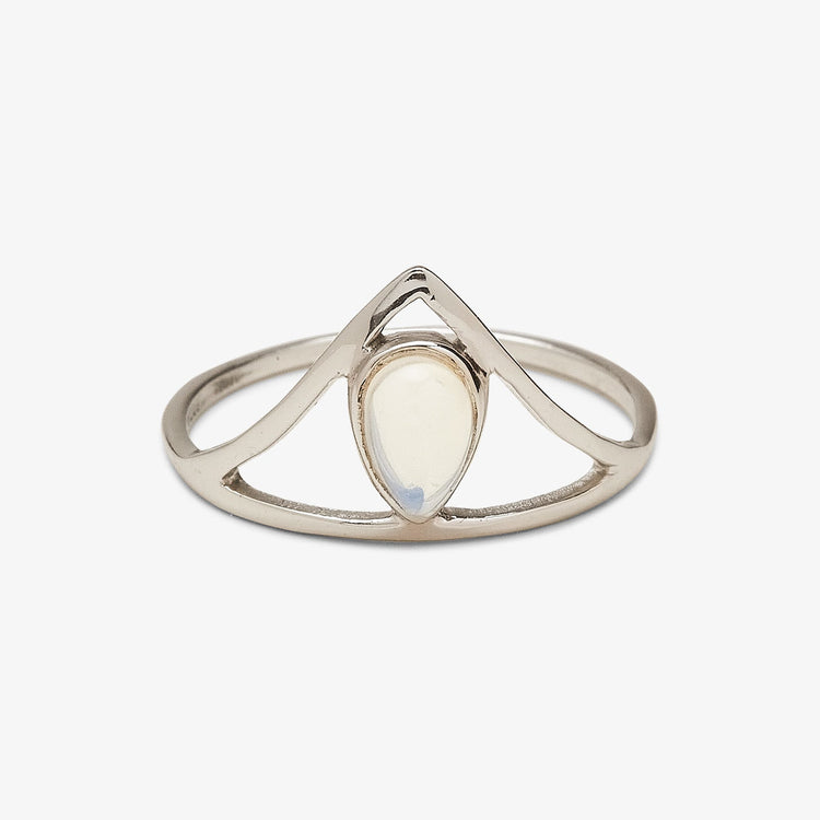 Chevron Stone Ring