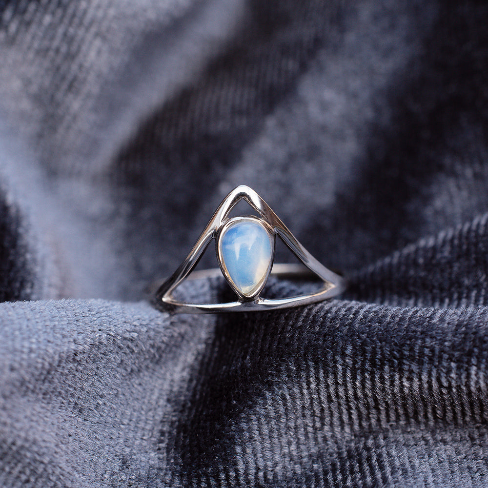 Chevron Stone Ring 4