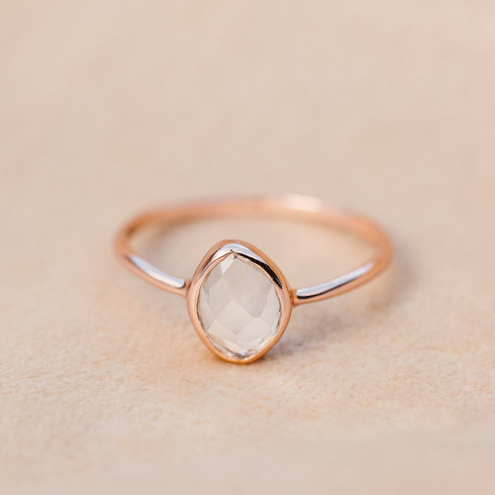 Organic Stone Ring 9