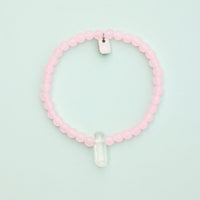 Rose Quartz Intention Stretch Bracelet Gallery Thumbnail