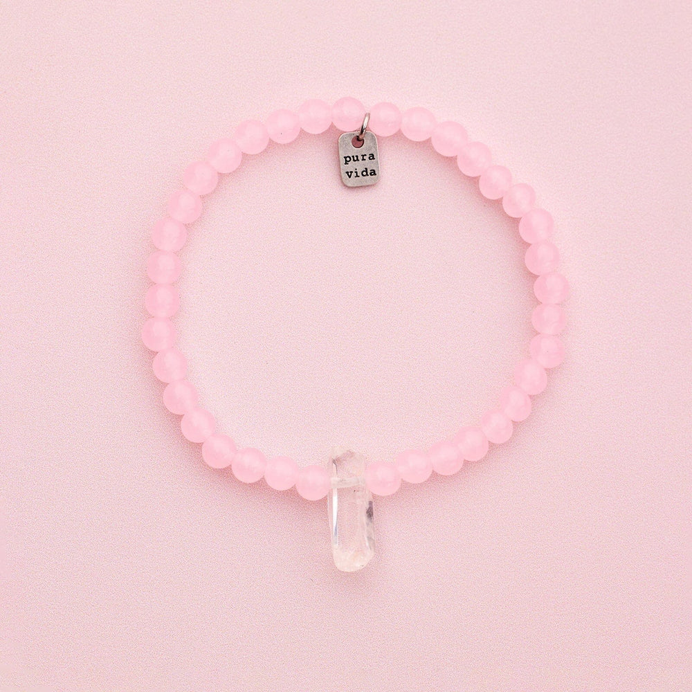 Rose Quartz Intention Stretch Bracelet 5