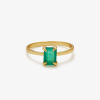 Emerald Statement Ring