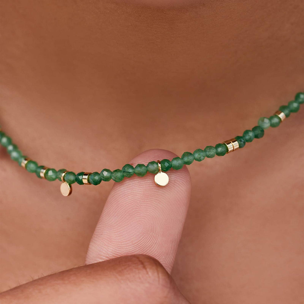 Jade Beaded Choker 3