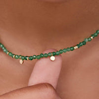 Jade Beaded Choker Gallery Thumbnail