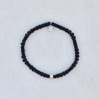 Men's Coated Hematite Stretch Bracelet Gallery Thumbnail