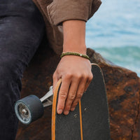 Men's Coated Hematite Stretch Bracelet Gallery Thumbnail