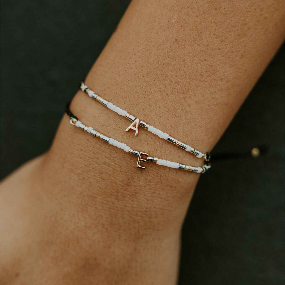 Dainty Alphabet Bracelet 9