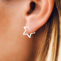 Seeing Stars Hoop Earrings Gallery Thumbnail