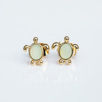 Sea Turtle Stud Earrings Gallery Thumbnail