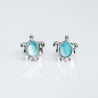 Sea Turtle Stud Earrings Gallery Thumbnail