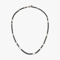 Men's Faceted Pyrite Bead Necklace Gallery Thumbnail