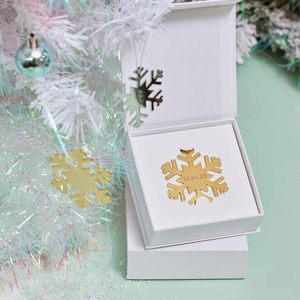 Engravable Snowflake Ornament 9