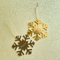 Engravable Snowflake Ornament Gallery Thumbnail