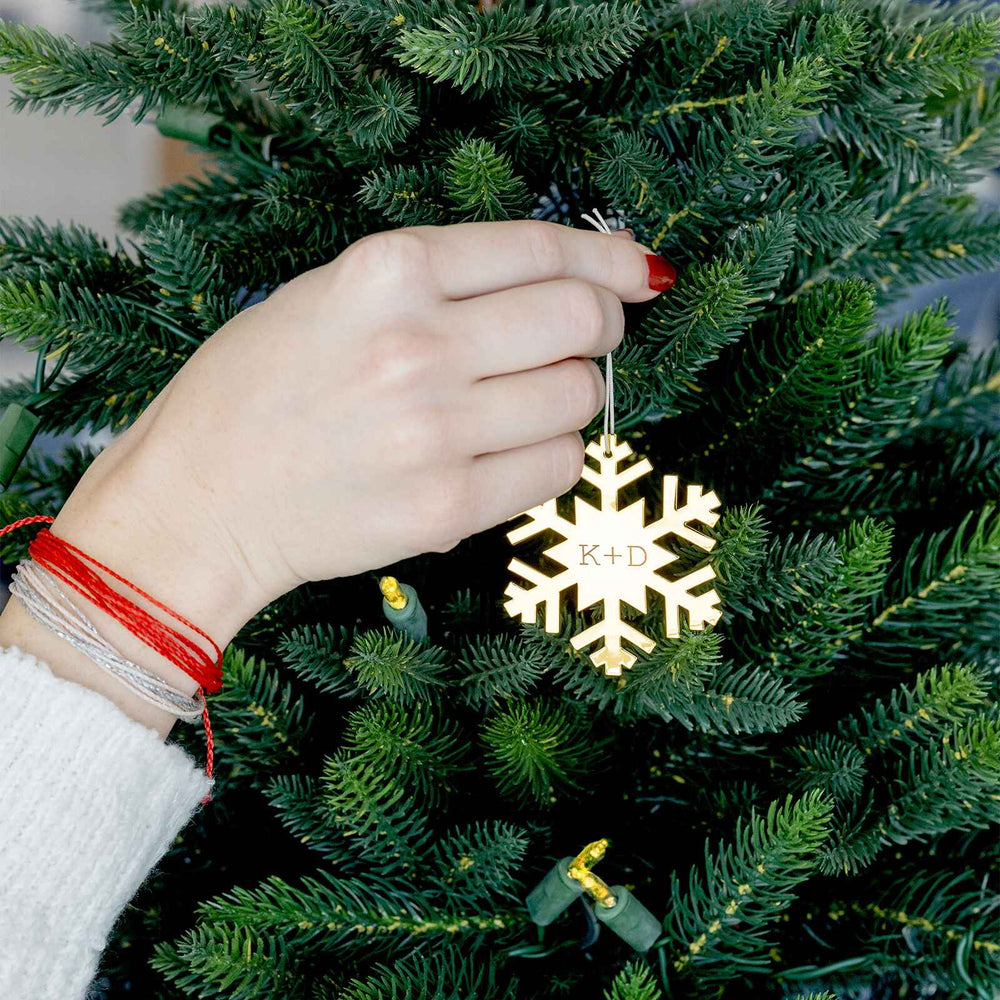 Engravable Snowflake Ornament 16