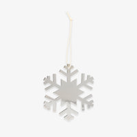 Engravable Snowflake Ornament