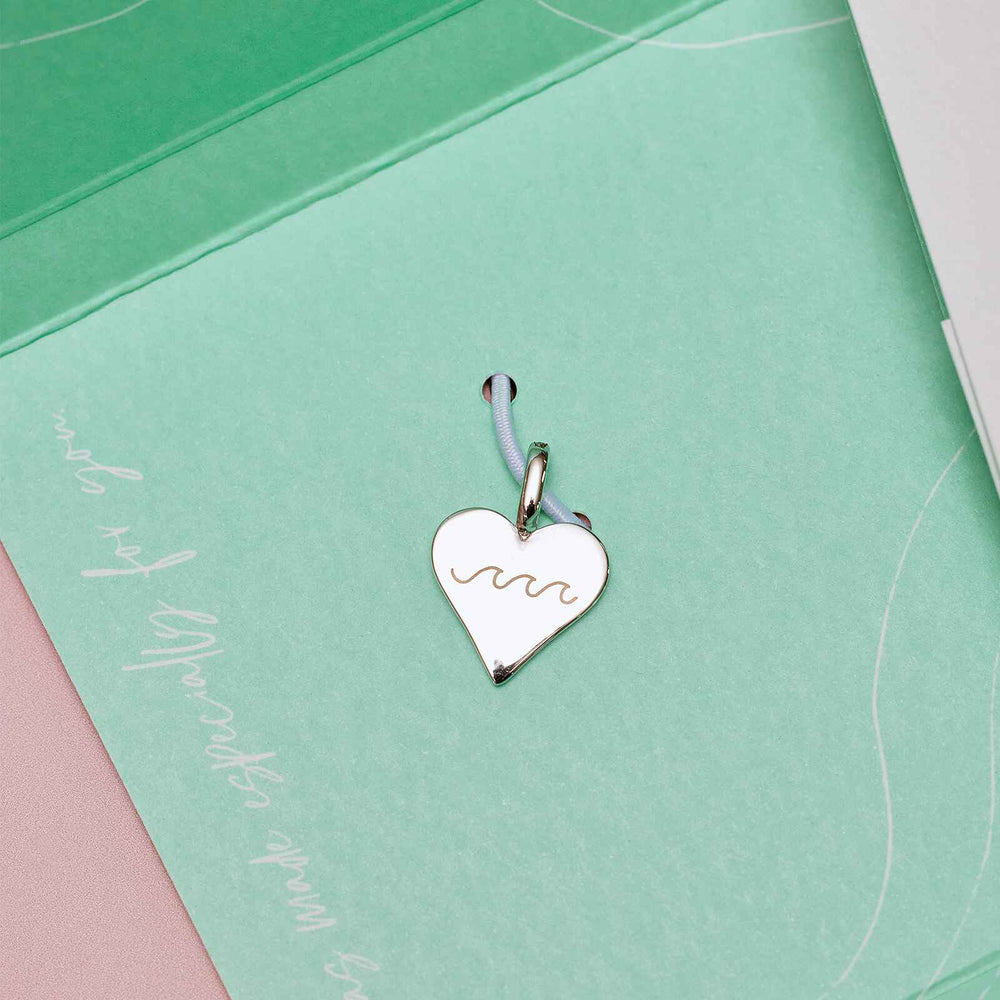 Engravable Heart Harper Charm 7