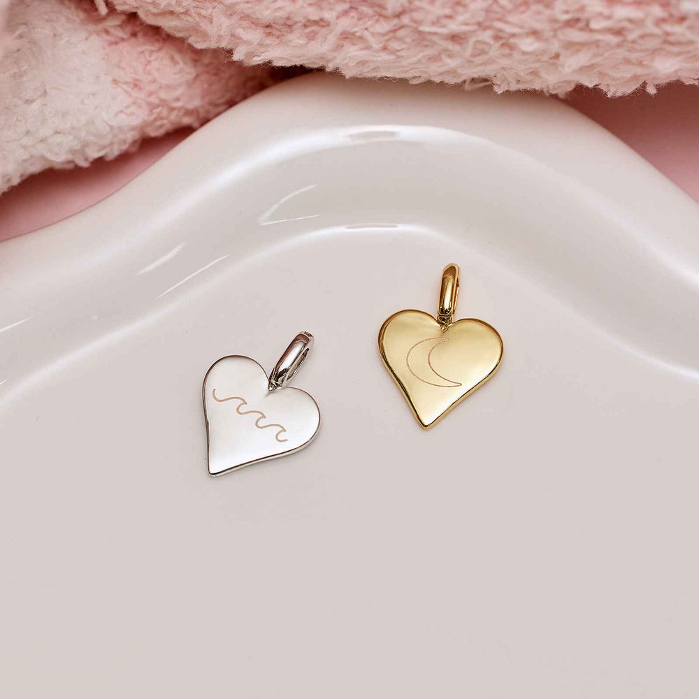 Engravable Heart Harper Charm 11