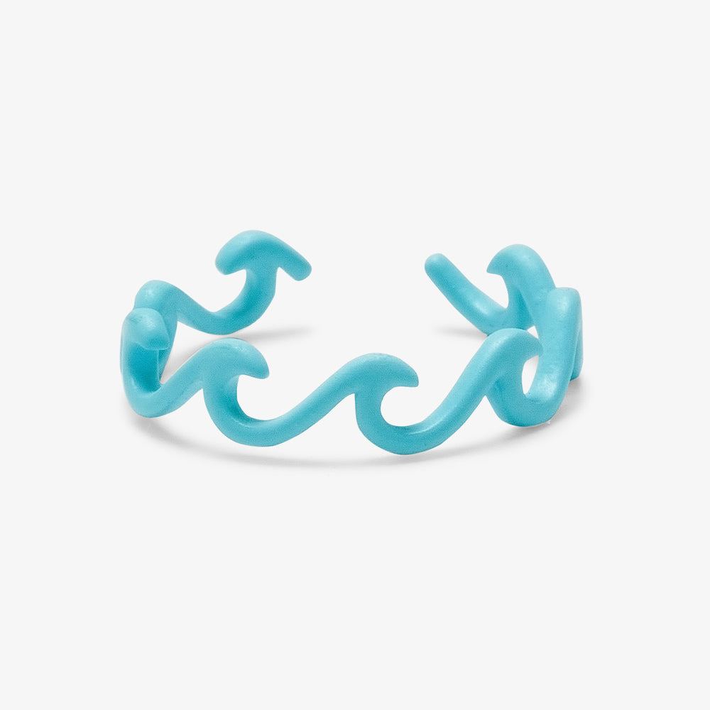 Enamel Delicate Wave Toe Ring 1