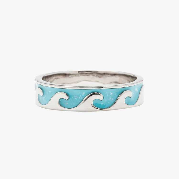 Reversible Enamel Wave Ring